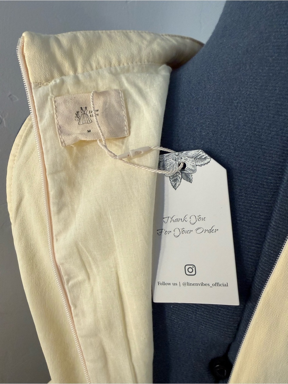 Sleeveless Pale Yellow Button-Front Midi Dress #402 - Picture 5 of 10